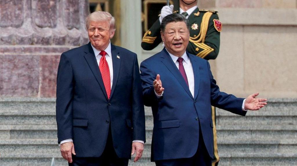 ParaInversion's tweet photo. “It’s Taiwan, stupid”. Xi coloca a Taiwan como el tema álgido de la cumbre con Trump.
Bloomberg: Xi advierte a Trump sobre Taiwán tras la cálida bienvenida a la delegación estadounidense.
https://t.co/iWNwUb1ah0 https://t.co/qgZ0CK1mOE