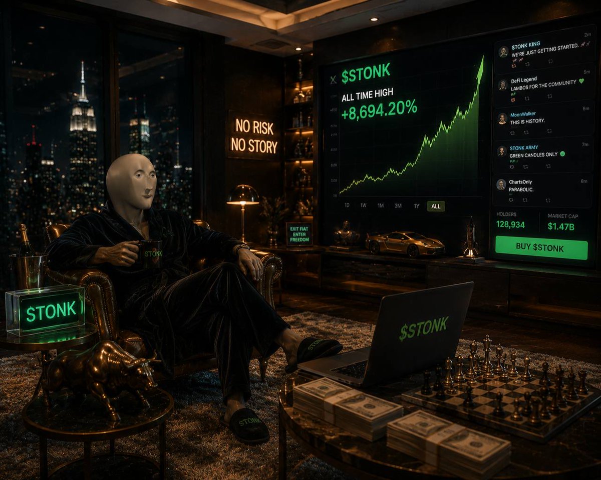Stonk_OG's tweet photo. Started with memes.

ended with a penthouse mindset.

$STONK https://t.co/VU0YeCcpVN