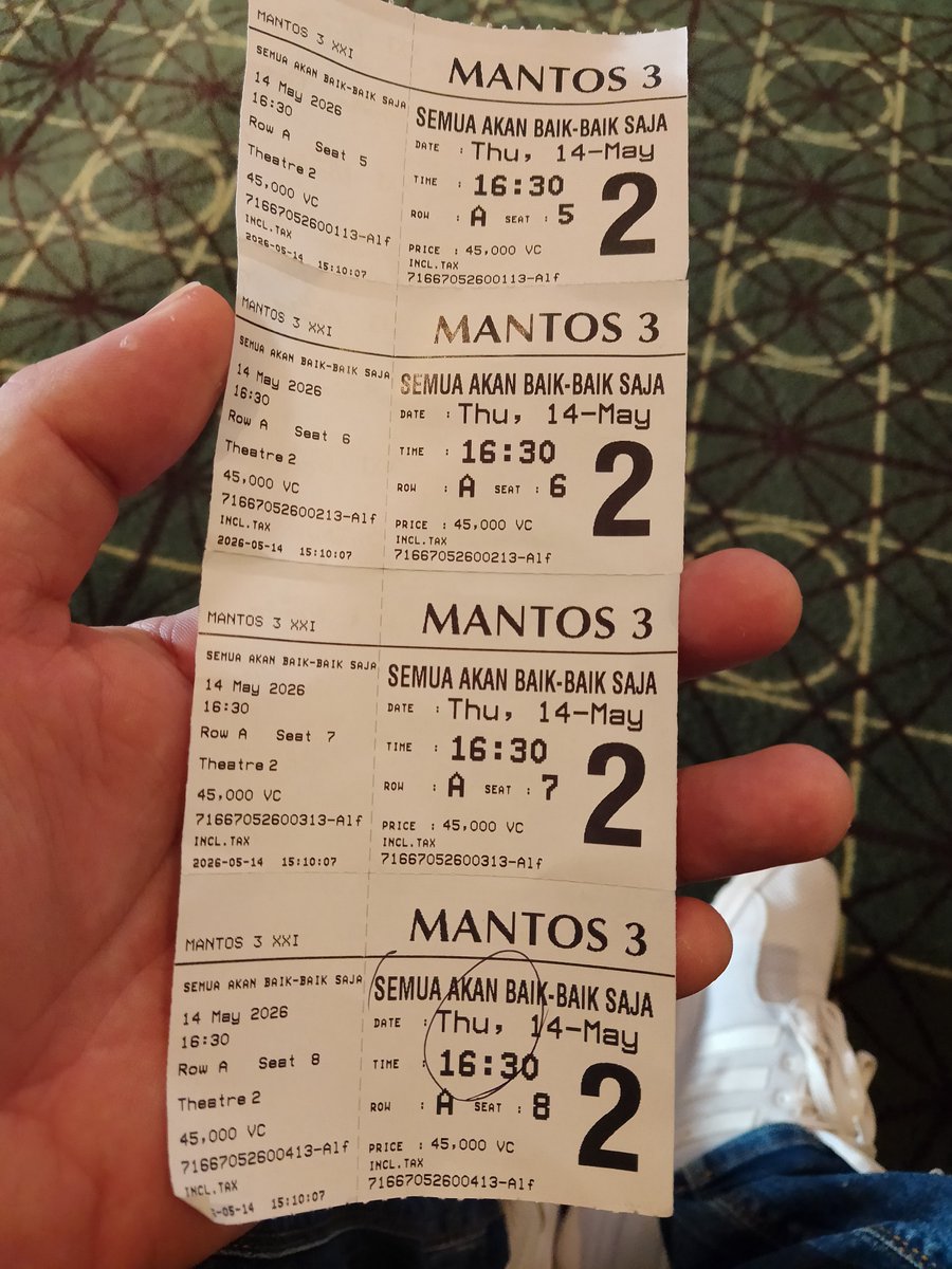 erickbons's tweet photo. Sorry Reza...Alim yg MVP #semuaakanbaikbaiksaja #filmsemuaakanbaikbaiksaja #baimwong #tigerwongentertainment https://t.co/NiA7OUhoyd
