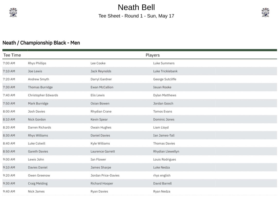 Neath Golf Club tweet media