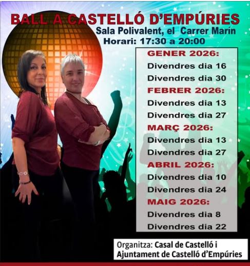 Emp_Castello's tweet photo. A punt per ballar una estoneta?
📆Divendres dia 22
⏰ 17:30
📍 Sala Polivalent
🎹🎤 Pa d'Àngel
@catexperience @costabrava @aempordaturisme @badiaderoses @worldbays @Castello_Emp https://t.co/if1xATSZpt