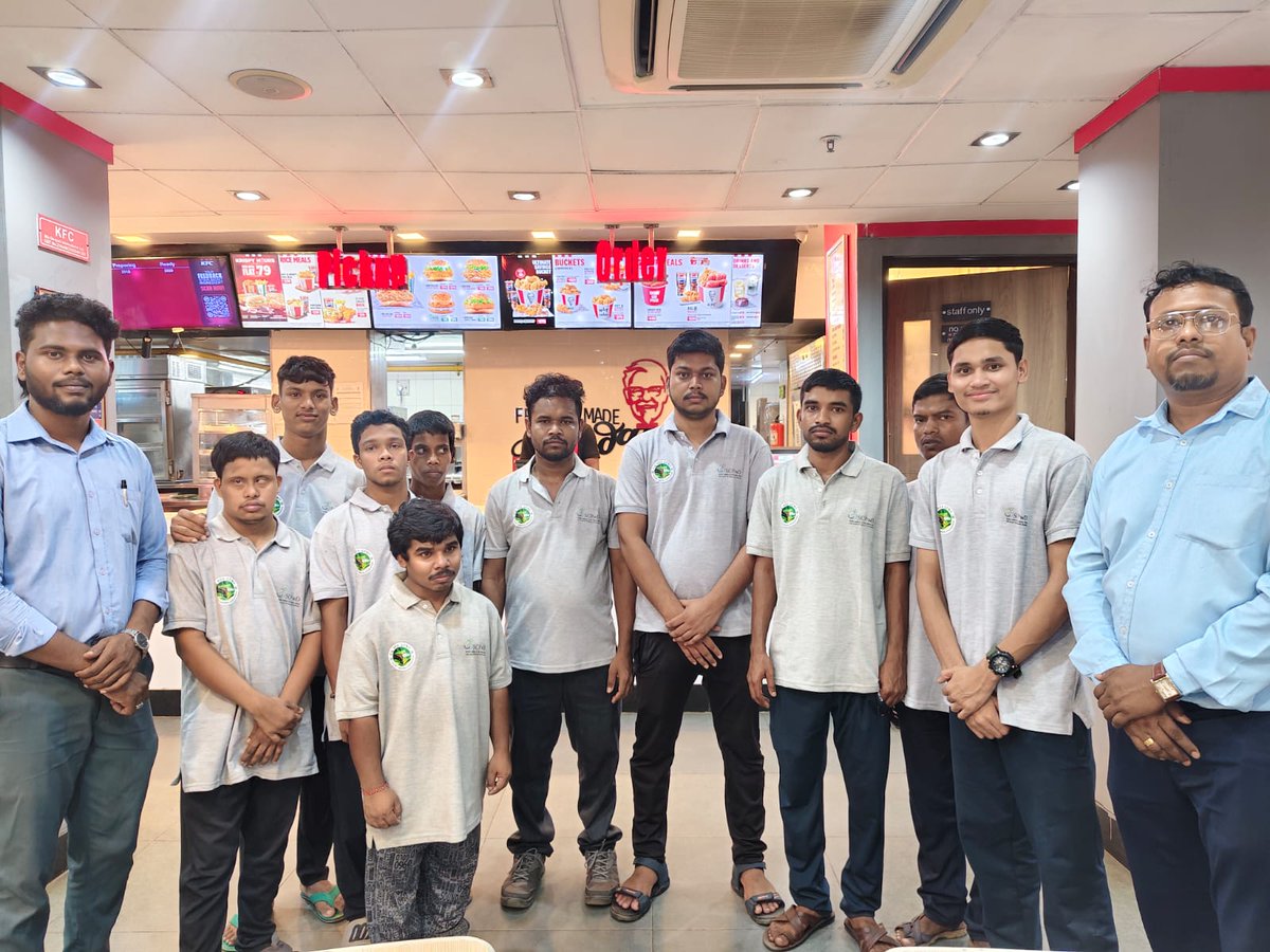 dmfangul's tweet photo. Our Speech and Hearing Impaired candidates undergoing training in the Food &amp; Beverage Service Assistant course had an enriching field visit to gain real industry exposure and hands-on learning experience.
The visit helped candidates understand workplace culture, guest service https://t.co/EVQoKUZshF