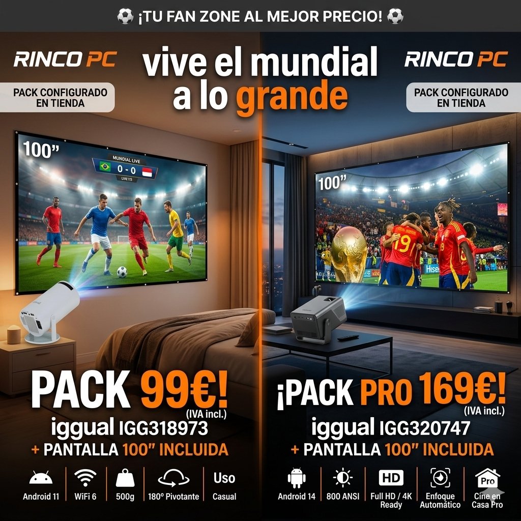 RincoPc's tweet photo. ⚽ ¿CÓMO VAS A VIVIR EL MUNDIAL? ¡TÚ ELIGES TU ESTADIO EN CASA! ⚽

📍 Dirección:Avenida de la Ermita, 1 local 7. 🌐 Web: https://t.co/PXam3k9N4N.
#RincoPc #Mundial2026 #OfertaTecnologica #Iggual #CineEnCasa #LaRinconada #Proyectores #SmartTV https://t.co/M8HMvhS0j5