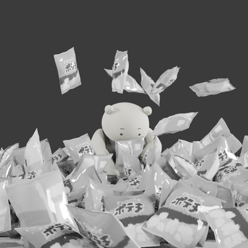arinkotabetabe's tweet photo. 白黒 チップス ❔❔
#blender #b3d #illustrationㅤ https://t.co/F8oTBN5lrK