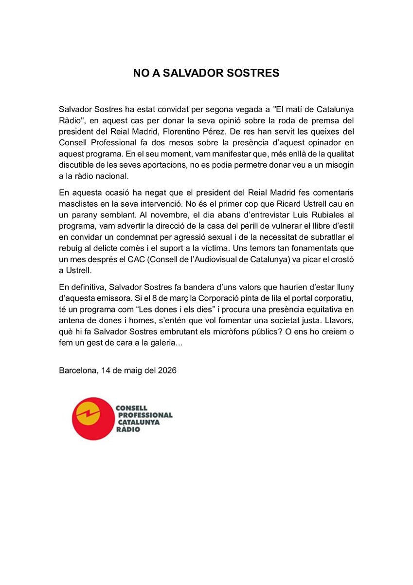 Consell Prof. CR tweet media