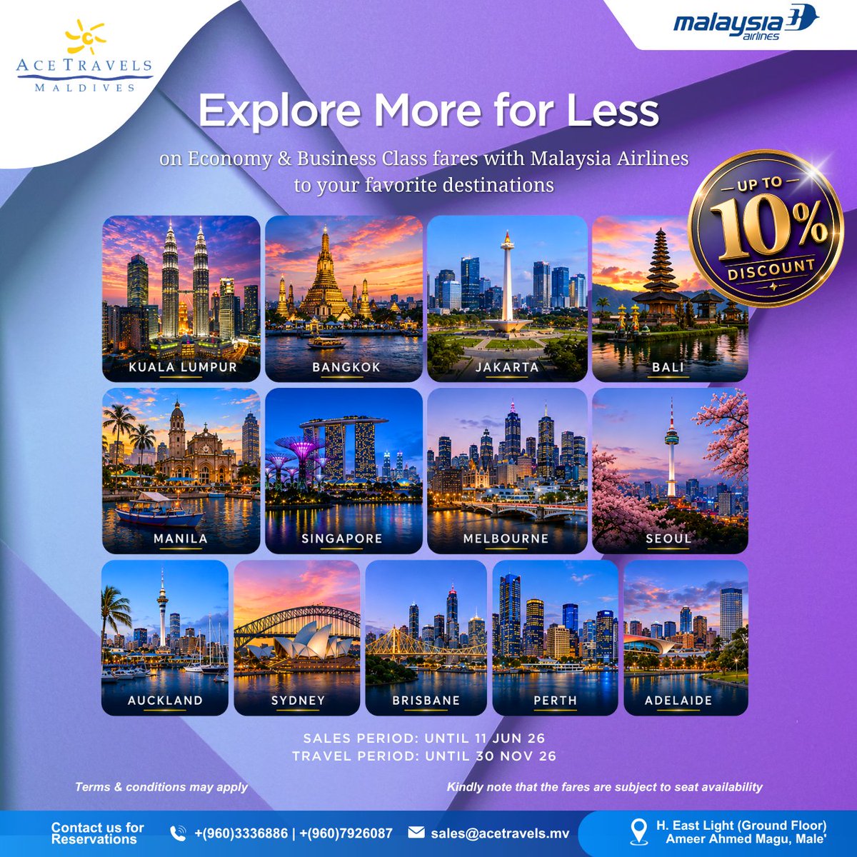 Ace Travels Maldives tweet media