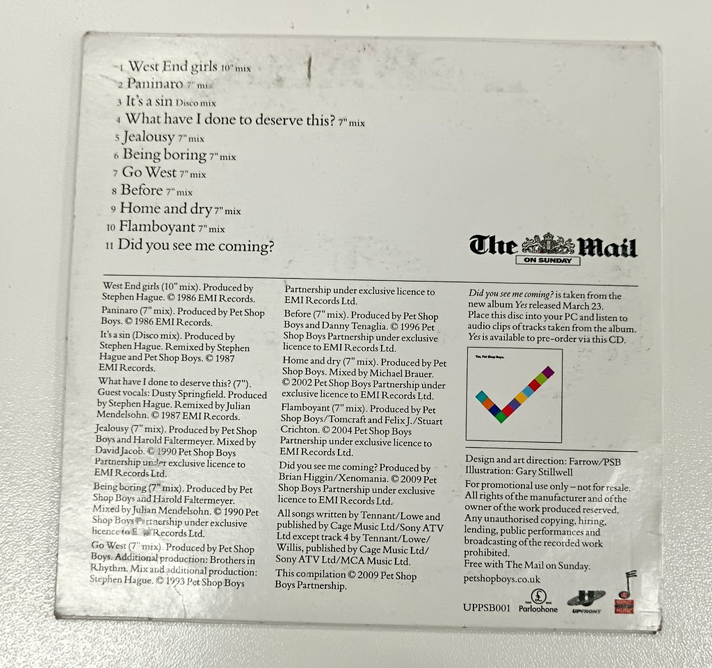 Polewka123's tweet photo. 'Passion, Love, Sex, Money, Violence, Religion, Justice, Death...'

Closest we're gonna get to Chris singing. 😜 Tidy tracklist that. 👌🖤

#Chazza #Cratedigging success today. 

#PetShopBoys https://t.co/oE5xahAK5L