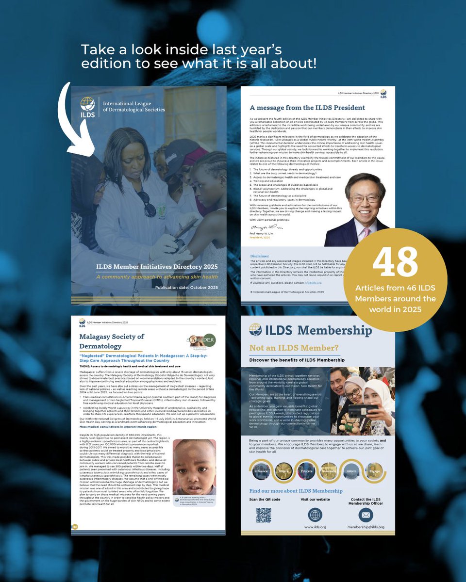 International League of Dermatological Societies tweet media