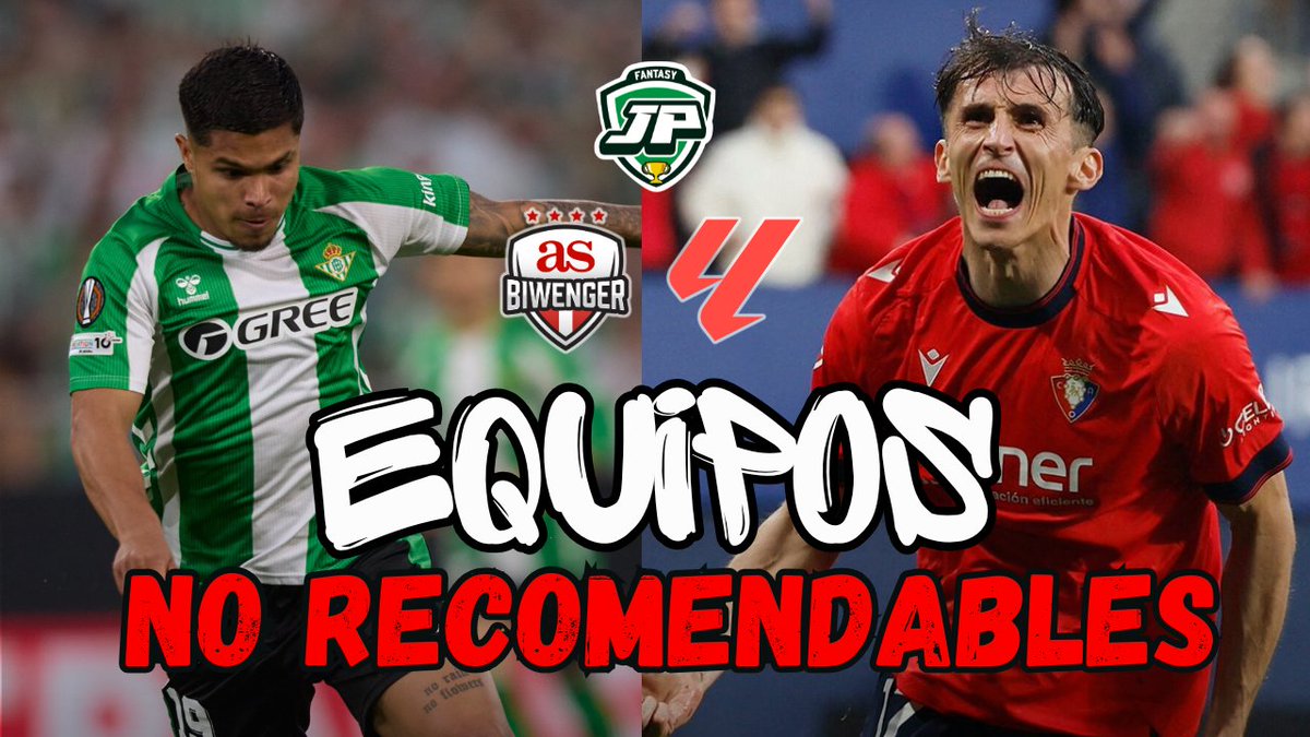 JornadaPerfecta's tweet photo. 🚨 5 equipos a EVITAR en las 2 últimas jornada
❌ VENDE YA a estos jugadores
Vídeo abajo 🧐⤵️
#Biwenger #LaLigaFantasy #FantasyMarca #Mister #Comunio #Futmondo https://t.co/sBmSoaa3SQ