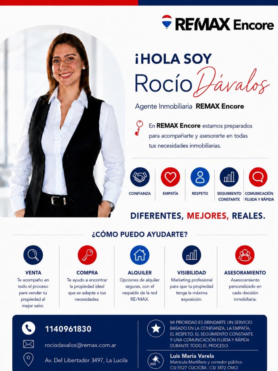 jadumont72's tweet photo. No dudes en contactar a Rocío por asesoramiento inmobiliario!!! https://t.co/Aeqj5ZPLZv
