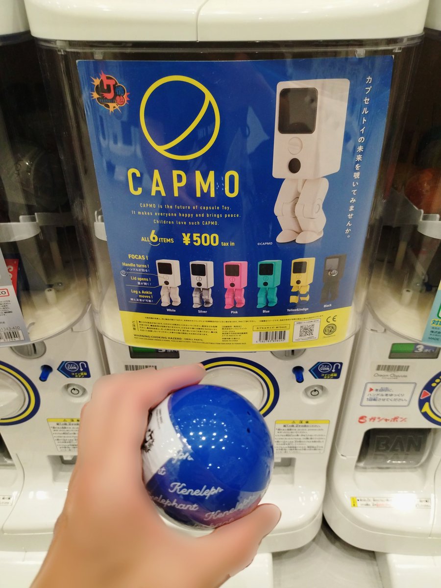 LEVEL_Z's tweet photo. こないだ回してから速攻で枯れて、やっと再入荷のカプモ、遂に青が出た！
#capmo #kenelephant #ガチャ https://t.co/Nmn4NvHHcq