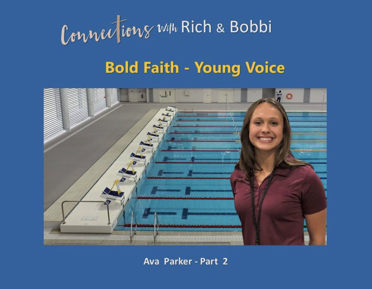 Connect2RB's tweet photo. We’re continuing our conversation with Ava Parker, a high schooler who seems to be on the right path. She’s a swimmer and a young woman whose faith is strong. To listen to our talk with him click on the link to our website: https://t.co/XVMPPvkN0z https://t.co/mEXd8IRQKe