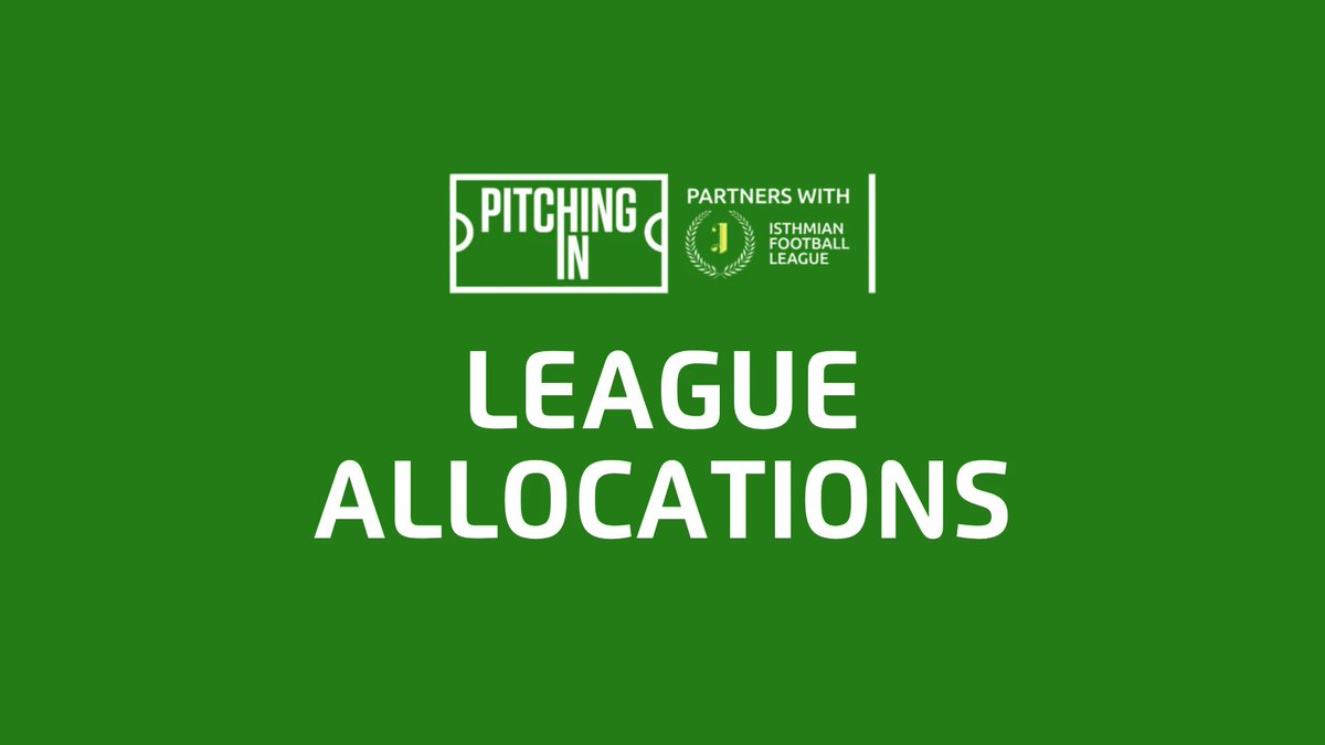 IsthmianLeague's tweet photo. The FA have announced the National League System club allocations for the 2026/27 season 📋

Full allocations: https://t.co/S8HK7NL9j8 https://t.co/NfTXSe7gRH