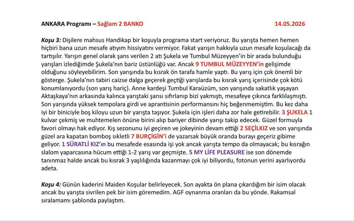 electfin1774's tweet photo. Ankara programında kolay kolay geçilmeyeceğini düşündüğüm 2 bankom var: gücüne ve yarış karakterine hayran olduğum #Mandrake ve #Azimli. 3 yaşlı İngilizlerin provasında ise sezonun ilk yarışında büyüleyen #Rabovo’nun performansını merakla bekliyorum. #tjk #tahmin https://t.co/ZxToYMRZye