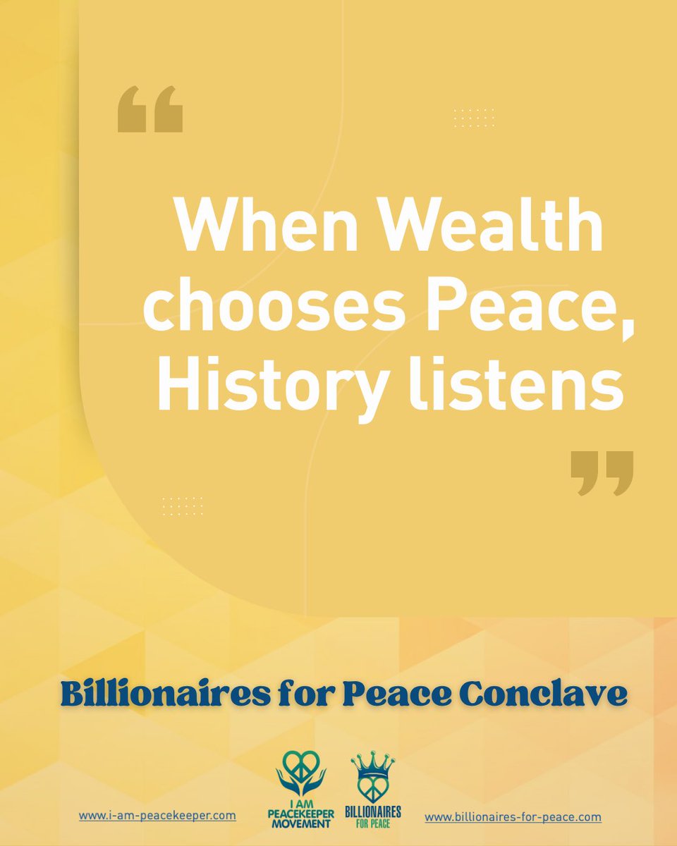 I Am Peacekeeper Movement tweet media