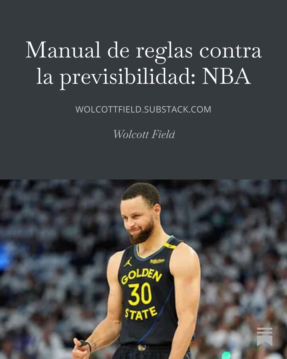 WolcottField's tweet photo. ¿Mates por valor de 3 puntos? ¿Y por qué no?

Esa es una de las cinco propuestas de cambios de reglamentación en la @NBA, con su posibilidad de aplicación, su porcentaje de caos desatado y su alineación con el azar, que propongo hoy en #WolcottField

https://t.co/9JrVDxq51x https://t.co/4CNjCVNpVl