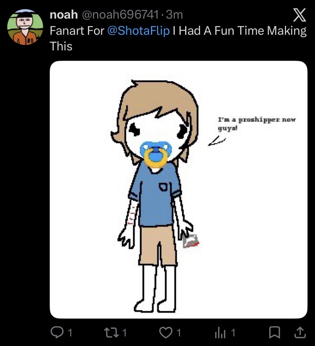 Flip (it/its) tweet media