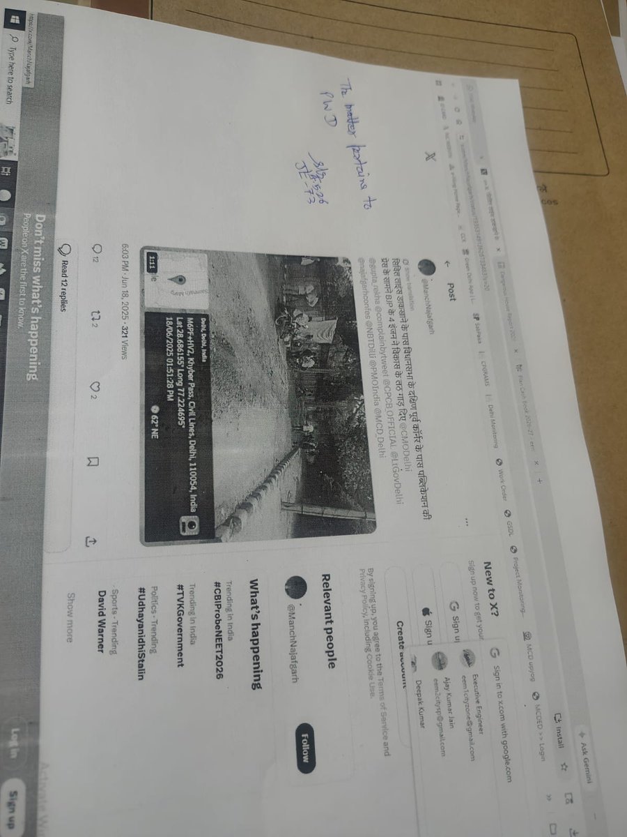 Deputy Commissioner, City S.P Zone, MCD tweet media