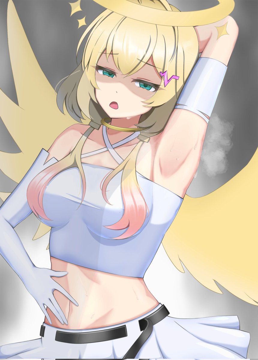 mutsukin_illust's tweet photo. 腋見せてよエルちゃ
#モンストイラスト https://t.co/SfDztUSHVP