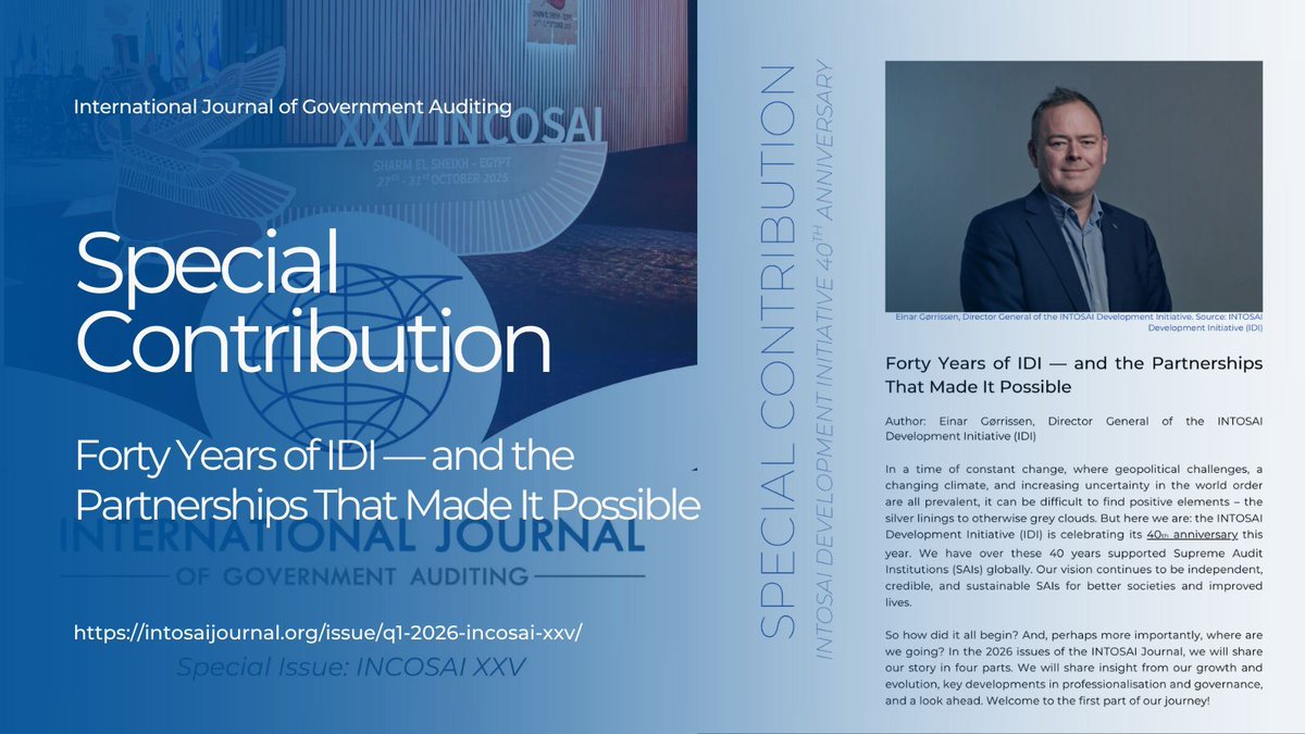INTOSAI Journal tweet media