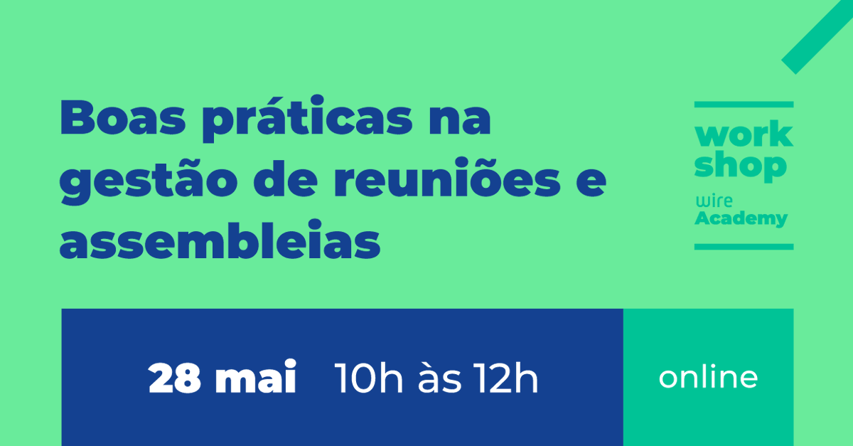 wiremaze_sa's tweet photo. Inscreva-se aqui 👉 https://t.co/rDtT31hdPq

Dia 28 de maio, das 10h às 12h, temos encontro marcado para refletir sobre a gestão eficaz de reuniões e assembleias no contexto das instituições públicas.

#wireacademy #workshop #assembleias #gestão https://t.co/nq7i4WRf31