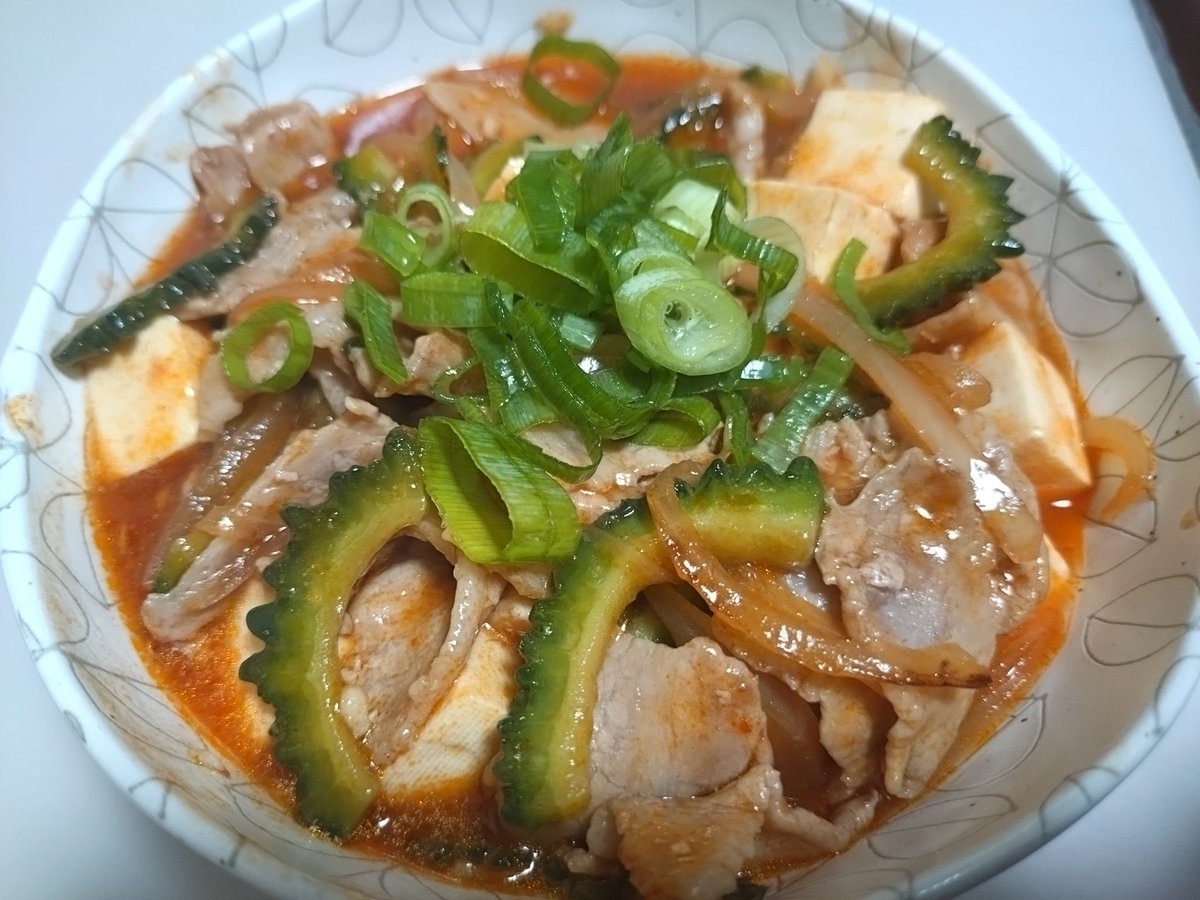 kenmun_mun's tweet photo. 麻婆ゴーヤチャンプル
#料理記録 #自炊記録 #自炊 #おうちご飯 https://t.co/YOTmyXnUGF