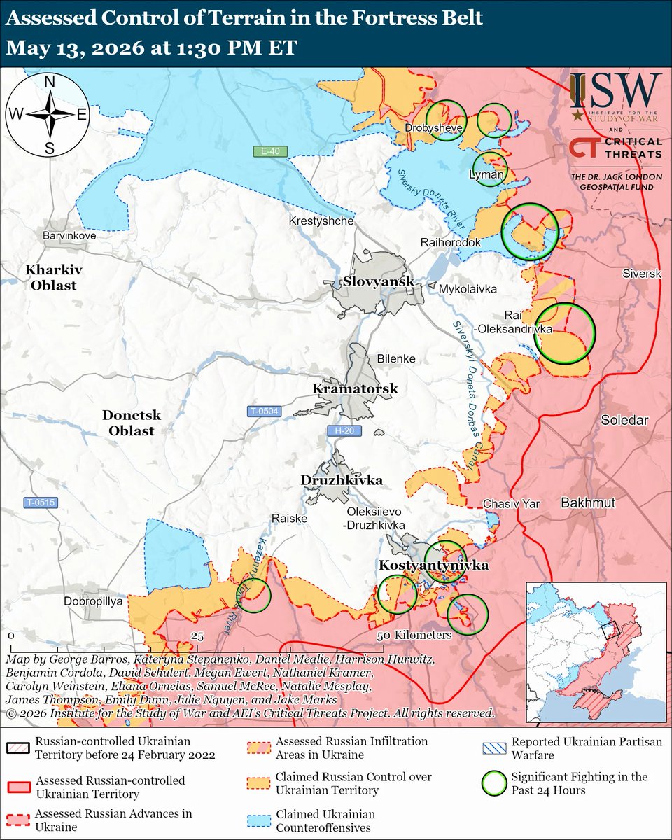 Institute for the Study of War tweet media