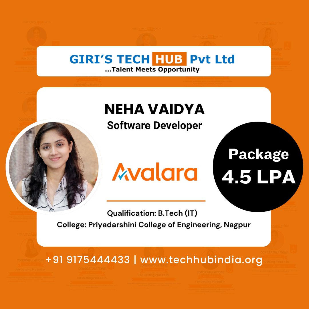 HubGiri's tweet photo. Congratulations... Neha for your job offer!! π
#placement2026 #ITjobs #placements #recruitment #javafullstackdeveloper https://t.co/d1nMc8QxyH