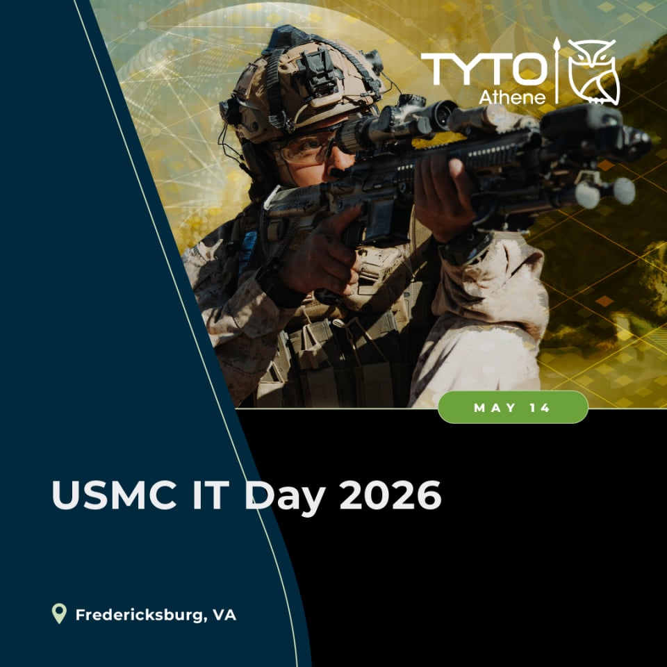 WeAreQuantumSky's tweet photo. Today's the day! Tyto Athene is on the ground at the 16th Annual USMC IT Day at the Fredericksburg Convention Center! 

If you're attending, we'd love to connect. Swing by and say hello to #TeamTyto. https://t.co/937q6d7I6H