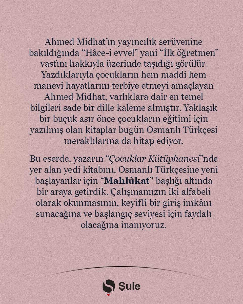 Şule Yayınları tweet media