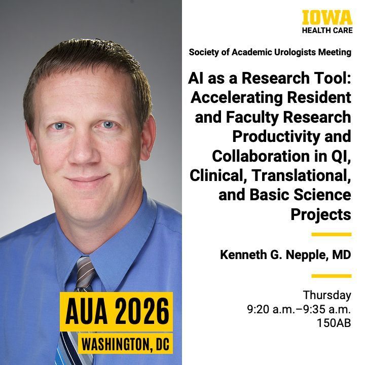 University of Iowa Urology tweet media