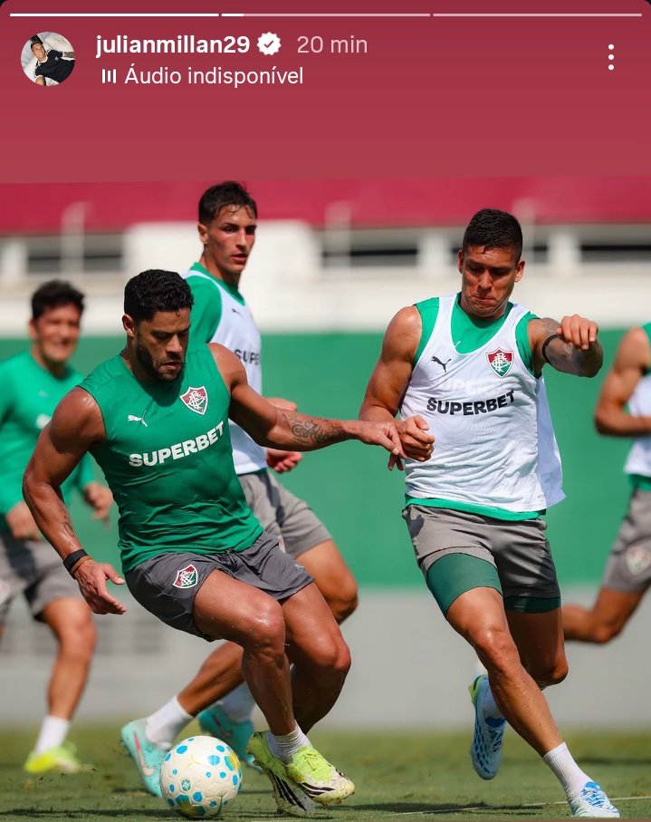 aTricolor1902's tweet photo. Não vejo a hora de quando sair a escalação do Fluminense antes dos jogos e poder ver Millán e Hulk de titulares. https://t.co/fLVUlQuRaJ