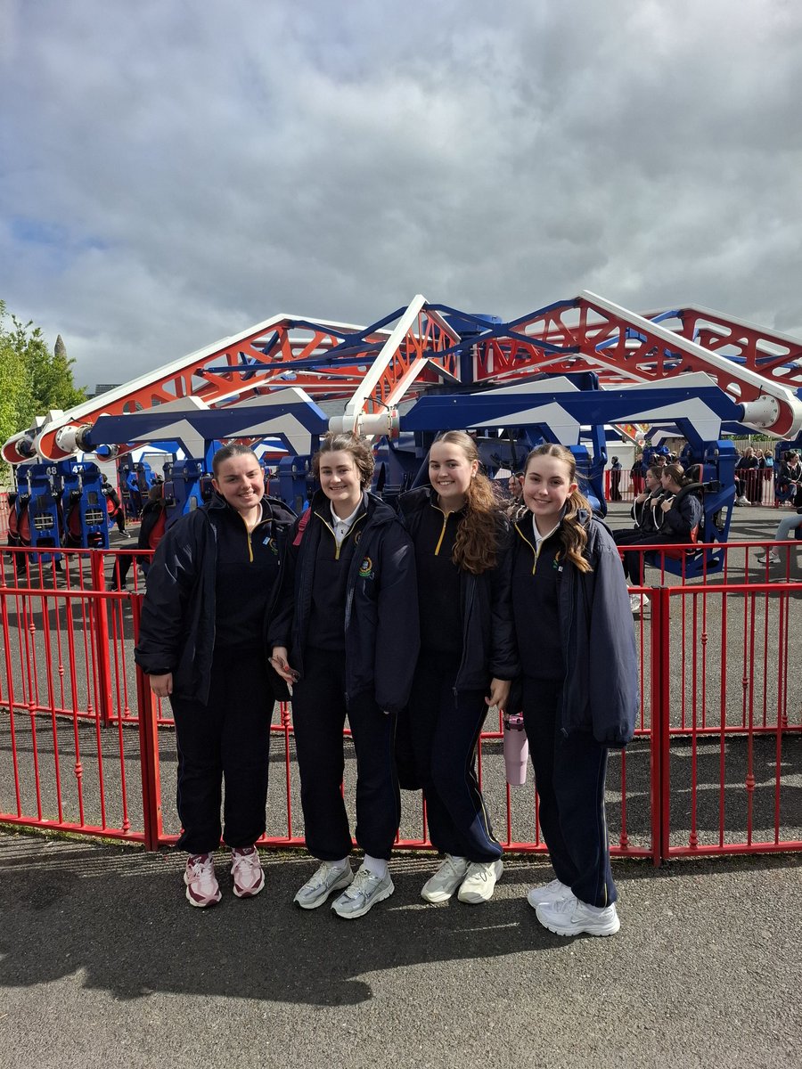 TYColaisteBride's tweet photo. TY students and teachers enjoying an end of year trip to Emerald Park yesterday @Colaistebride https://t.co/cljByo8KHW