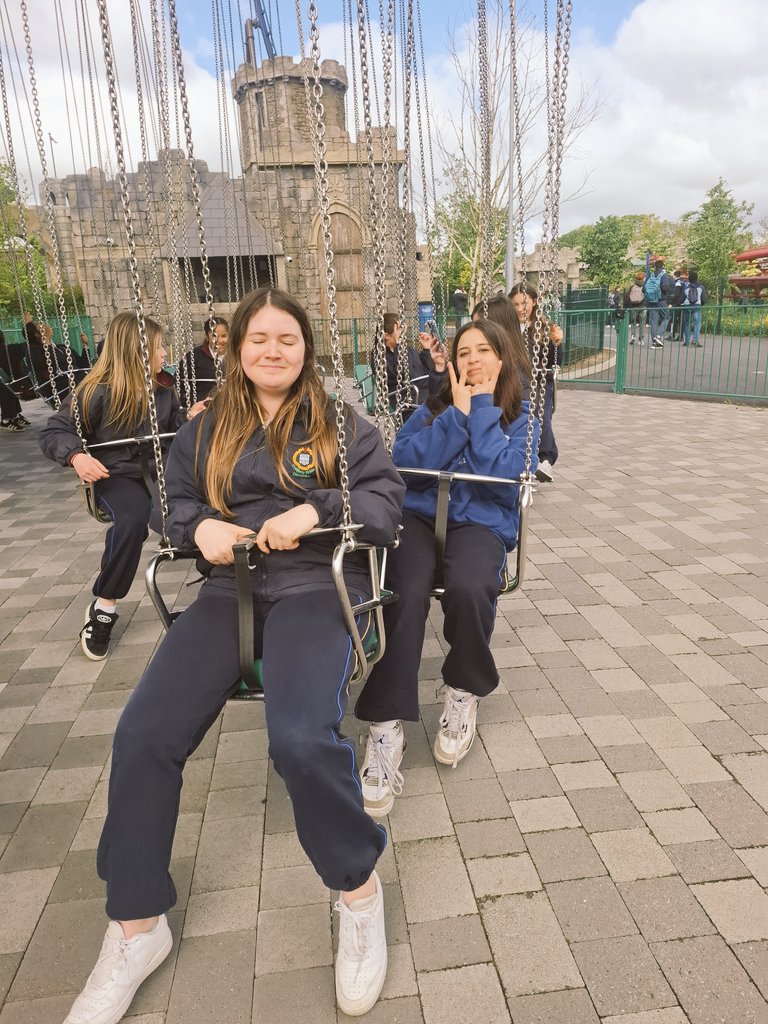 TYColaisteBride's tweet photo. TY students and teachers enjoying an end of year trip to Emerald Park yesterday @Colaistebride https://t.co/cljByo8KHW