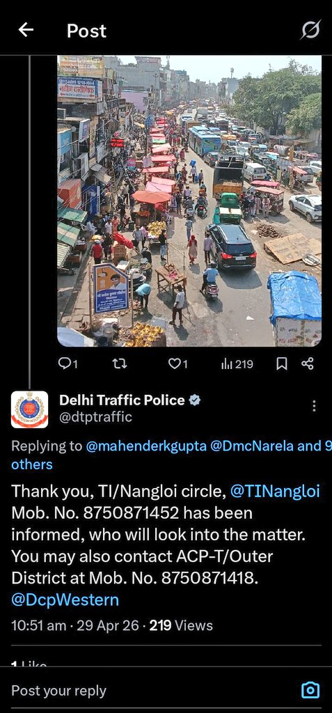 Delhi Complaint tweet media