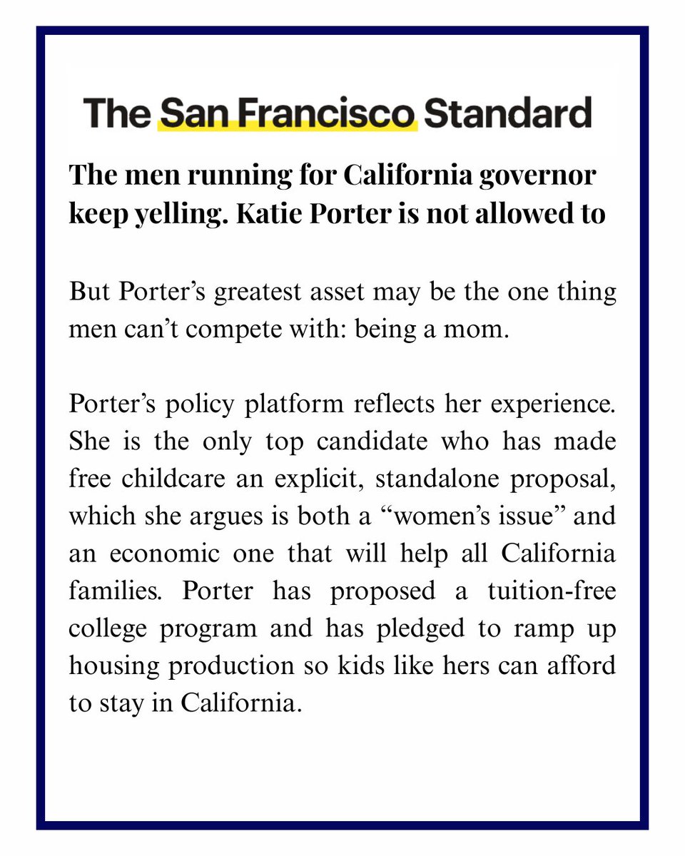 Katie Porter tweet media