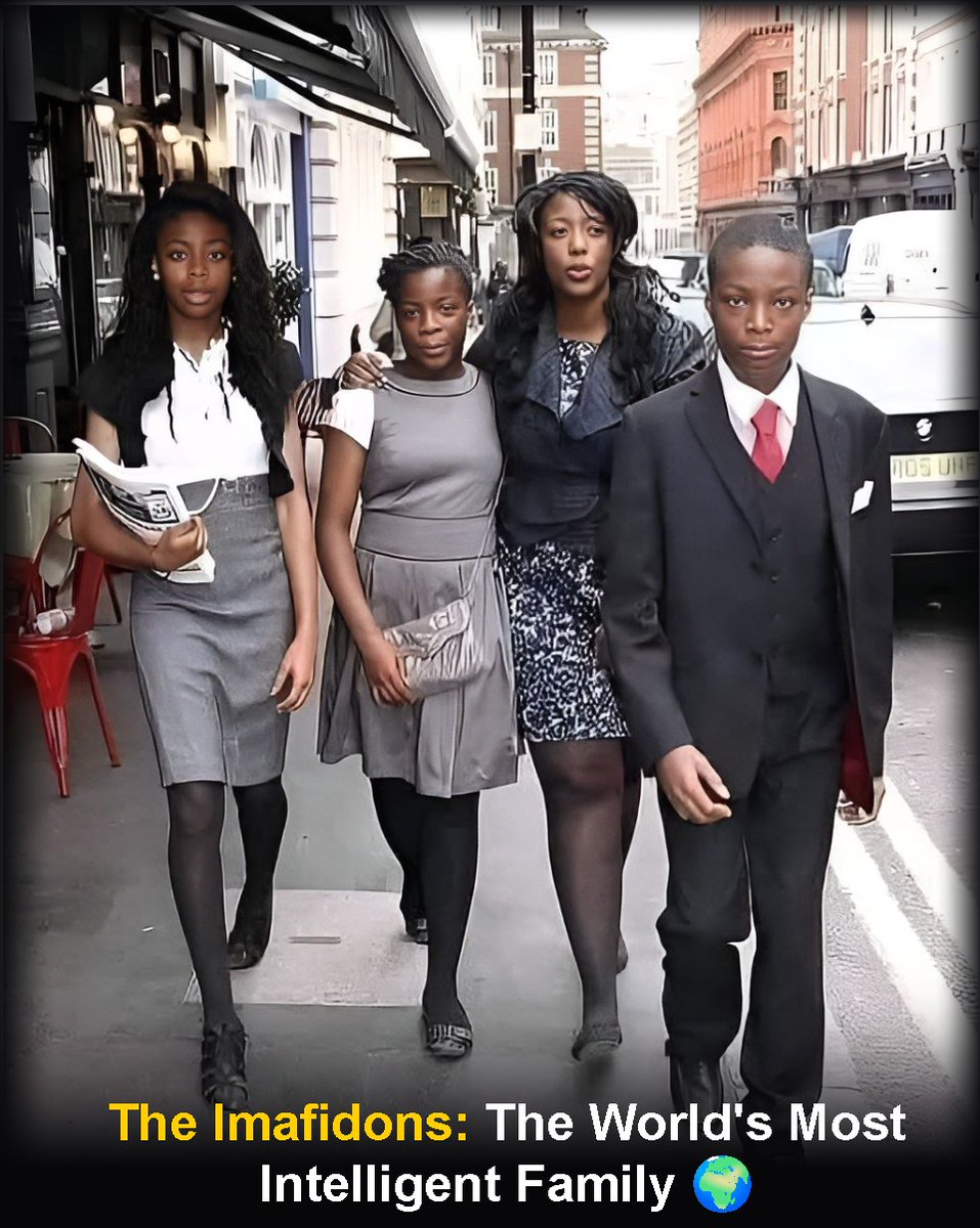 AfricanHub_'s tweet photo. The Imafidon family, originally from Nigeria, holds the title of "The Most Intelligent Family" https://t.co/bjaWubisCe