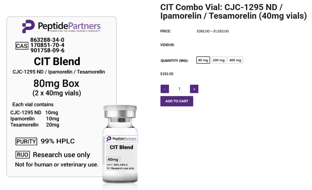 Peptide Partners tweet media
