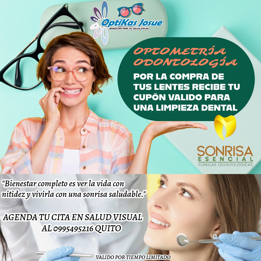 OptikasJosue's tweet photo. 𝐓𝐮 𝐦𝐢𝐫𝐚𝐝𝐚 𝐥𝐨 𝐝𝐢𝐜𝐞 𝐭𝐨𝐝𝐨... ¡𝐲 𝐭𝐮 𝐬𝐨𝐧𝐫𝐢𝐬𝐚 𝐥𝐨 𝐜𝐨𝐧𝐟𝐢𝐫𝐦𝐚❗ 🌟

No hay mejor accesorio que una visión clara y unos dientes sanos. En Optikas Josue, trabajamos para que tu carta de presentación sea impecable. https://t.co/RyRoHQh9ZJ