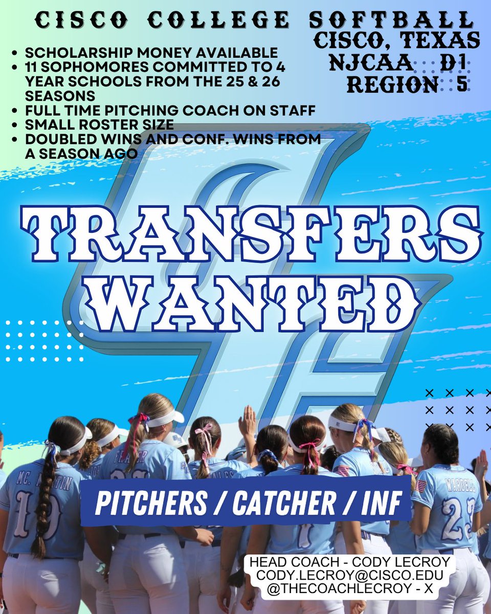 Cisco College Softball tweet media