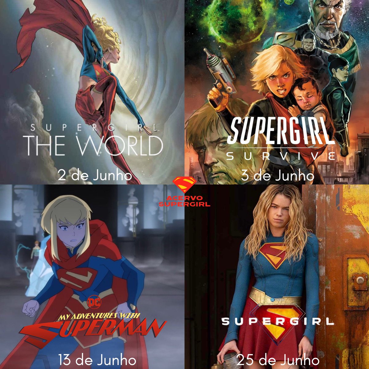 acervo supergirl tweet media