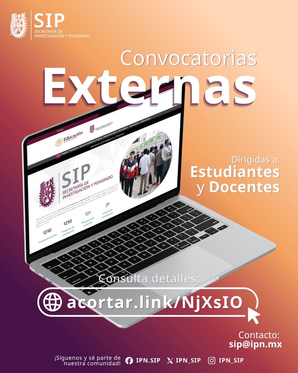 Secretaría de Investigación y Posgrado del IPN tweet media