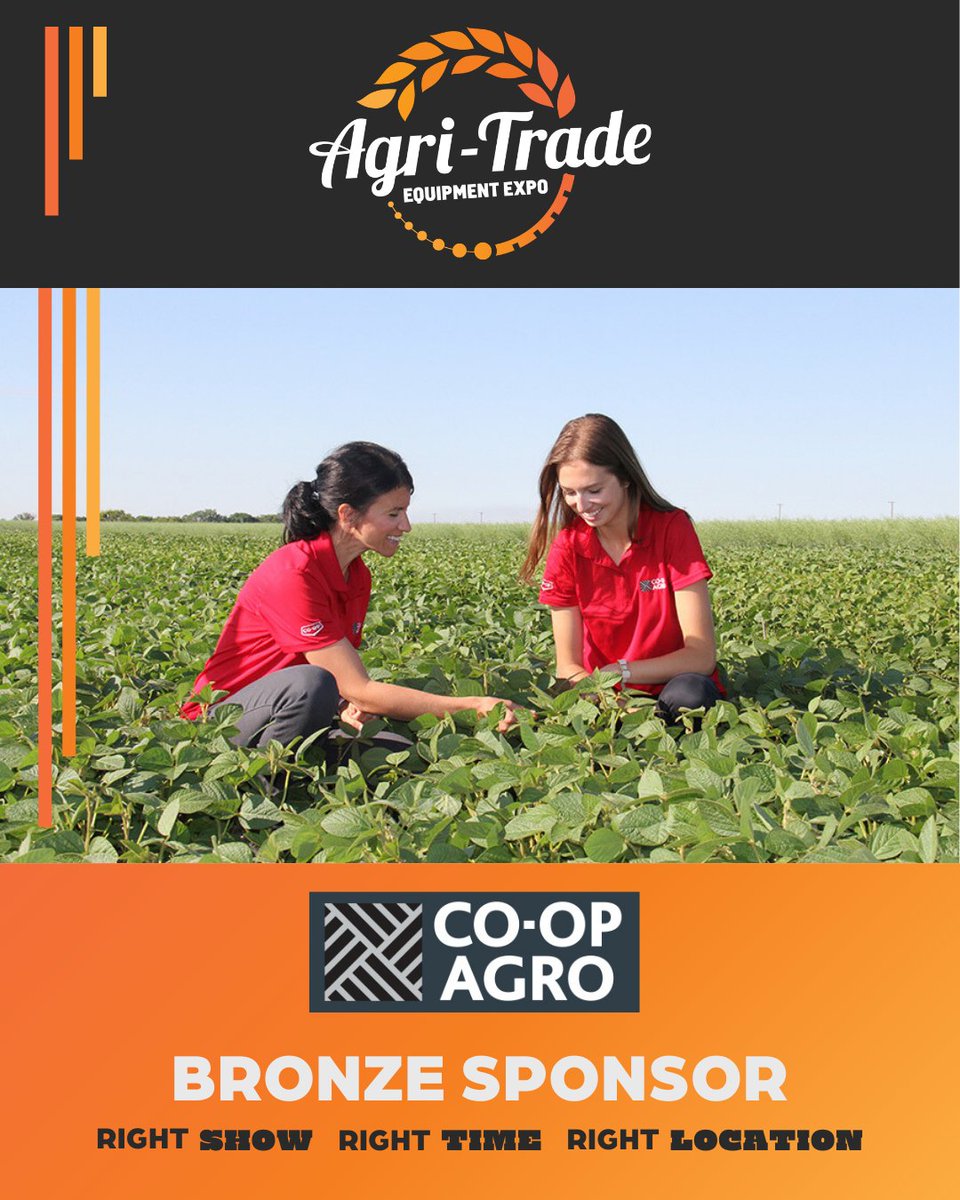 agritradetoday's tweet photo. @coopagro_crs provides crop protection, seed, fertilizer, and agronomy services to support producers across Western Canada. Their focus on practical solutions helps farmers make informed decisions for their operations.

Thanks Co-op Agro for partnering with Agri-Trade 2026. https://t.co/seEYkiCZaa