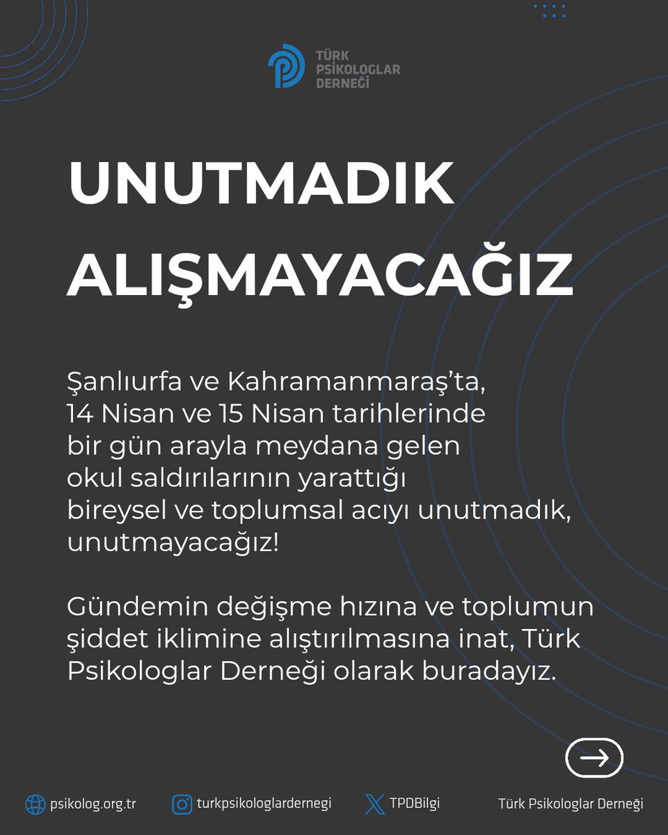 Türk Psikologlar Derneği tweet media