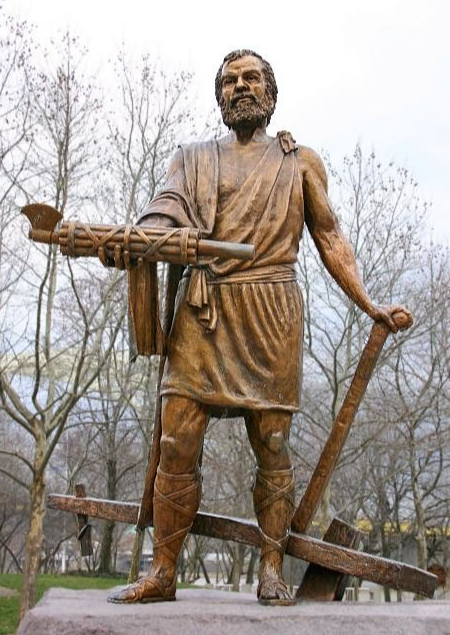 Rainmaker1973's tweet photo. In 458 BC, Rome stood on the edge of destruction. 

An enemy army had trapped a Roman consul and his legions in a mountain pass. Panic gripped the city. With no other hope, the Senate took a desperate step: they sent messengers to summon a 60-year-old farmer from his fields.

His name was Lucius Quinctius Cincinnatus. Once a respected senator, he had lost his fortune paying his son’s debts and now lived simply on a four-acre farm, working the land himself to support his family.

The envoys found him plowing in the dirt. They asked him to don his toga so they could deliver the Senate’s message: Rome was appointing him dictator—absolute ruler with unchecked power and command of the entire army.

Cincinnatus accepted.

In just 16 days, he assembled an army, marched to the enemy, surrounded them, and forced their surrender. The Republic was saved. He had legal authority to rule for six months. He could have clung to power, expanded it, or crowned himself. History offered countless examples of men who did exactly that.

Instead, on the 16th day, he resigned. He removed the toga of authority, returned to his farm, and finished plowing the very field he had left behind.

Twenty years later, at age 80, Rome called him again during another crisis. He answered, crushed the threat in 21 days, and once more stepped down—returning to his modest life and dying poor on the same small farm.

More than 2,200 years later, when George Washington led America to victory in the Revolutionary War, he too refused offers of kingship and returned to his farm at Mount Vernon. Europeans were stunned. King George III reportedly said that if Washington voluntarily gave up power, “he will be the greatest man in the world.” Washington became known as “the American Cincinnatus.”

The true lesson of Cincinnatus is not mere humility. It is that, throughout most of history, the people best suited to lead were often those who least desired power. When societies begin to reward those who crave it instead, the republic begins to rot.

Cincinnati, Ohio, is named after him and most of its residents have no idea why.