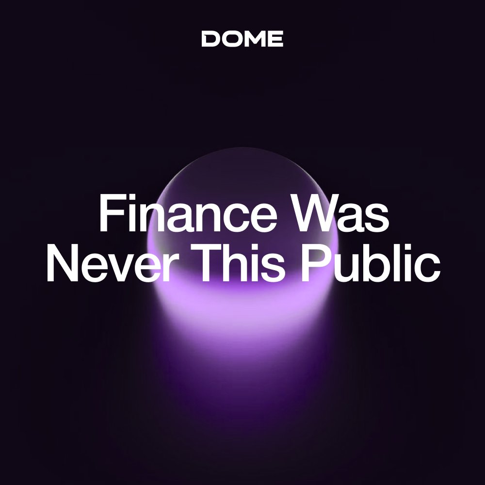 DomeProtocol's tweet photo. Public blockchains gave us something powerful.

Open execution, self-custody, and censorship resistance changed what financial systems can look like.

But they also normalized something that would feel deeply abnormal in traditional finance: total visibility into a person’s economic life.

On a public chain, anyone can inspect what you hold, how much you hold, who you transact with, when you do it, and which applications you use.

That level of exposure is not normal in finance.

In everyday life, you do not hand over your bank statement when paying for lunch.

Yet on-chain systems often expect exactly that.

Transparency made blockchains verifiable.
It also made users permanently observable.