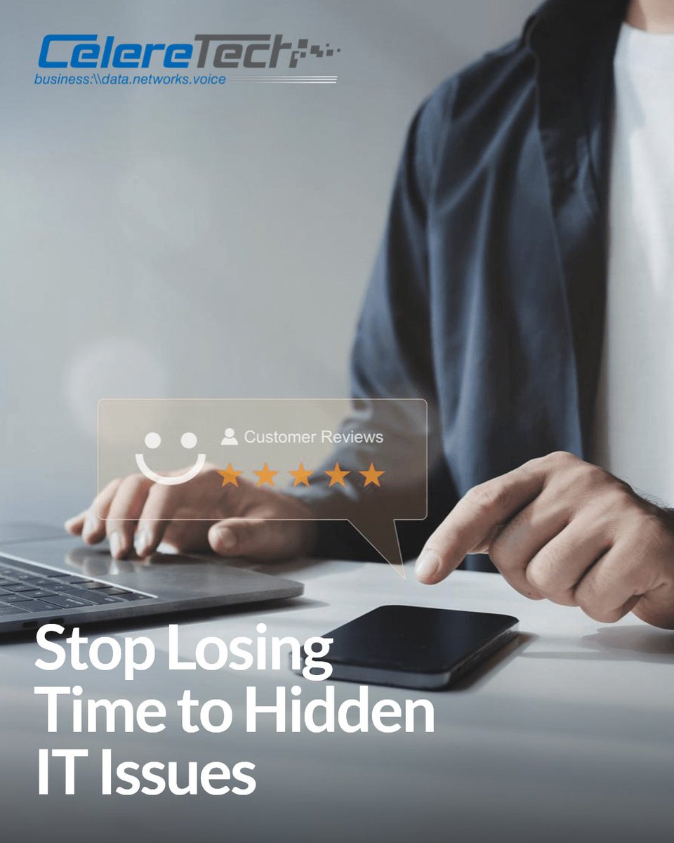 CelereTech's tweet photo. Are your IT habits slowing growth? Duplicate tools and tech debt drain productivity. Partner with trusted IT to move forward—without surprise costs or downtime.

Book a free consultation https://t.co/aMbCEDxVzm #CelereTech #ManagedIT #BusinesContinuity https://t.co/GB9glZuaat