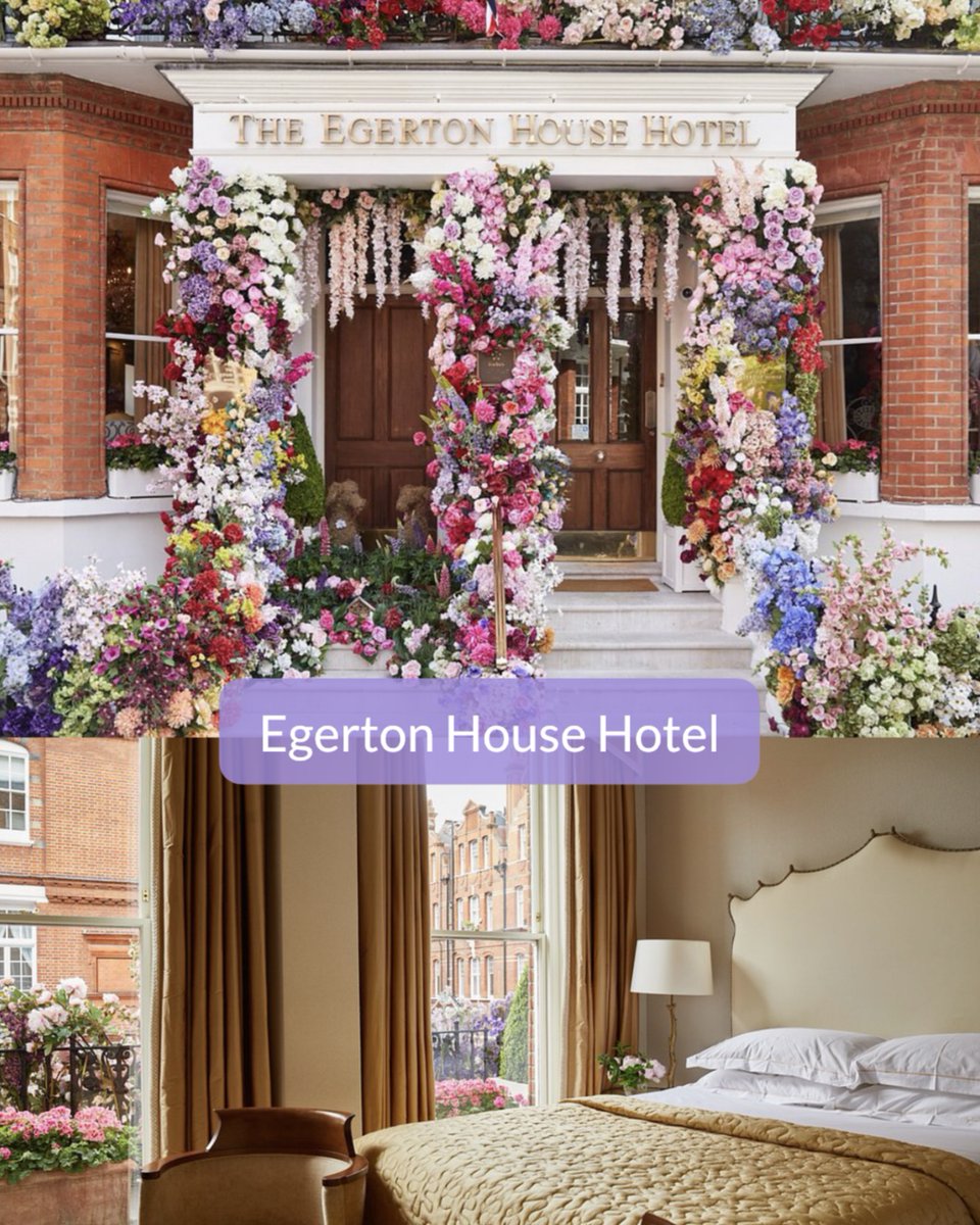 LateRooms's tweet photo. Experience spring in the capital with a stay at The Egerton House Hotel - where floral charm meets timeless elegance.
Book now → https://t.co/bpuEWk0PBE
#LondonInBloom #SpringStay #LateRooms https://t.co/BAIBwmyZ2l