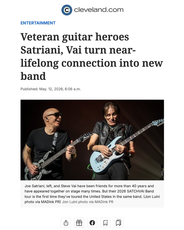 Joe Satriani tweet media