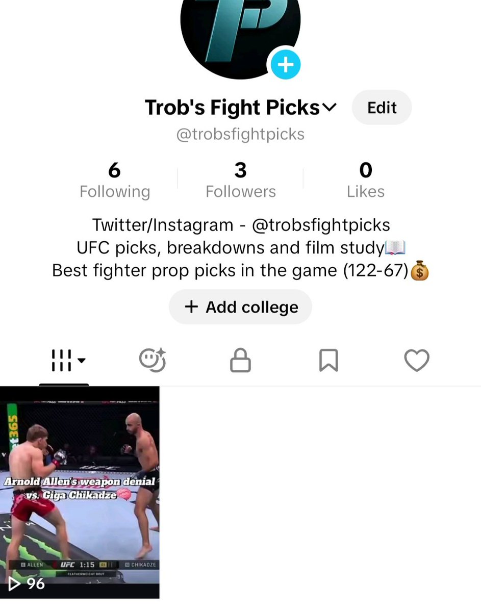Trob's Fight Picks tweet media
